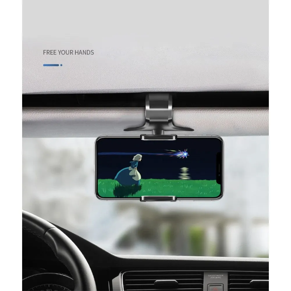 3 in 1 Car GPS Smartphone Holder: Dashboard / Visor Clamp   AC Grid Clip for Wiko Cink Slim 2 - Black