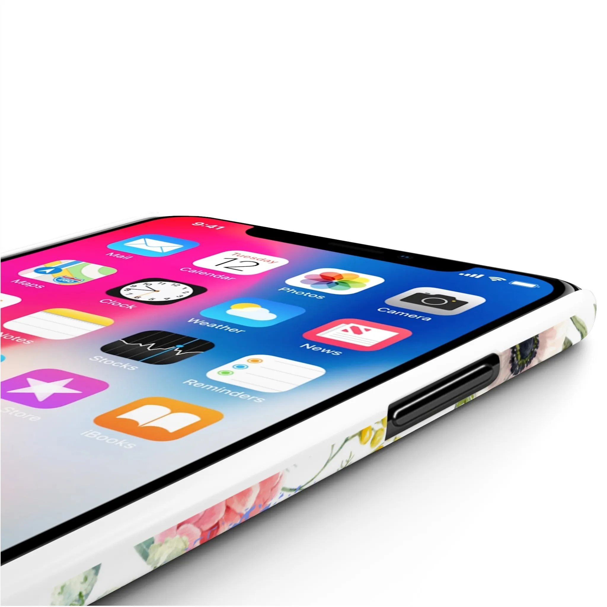 Be The Best Version of You Panda Floral iPhone Slim Phone Case