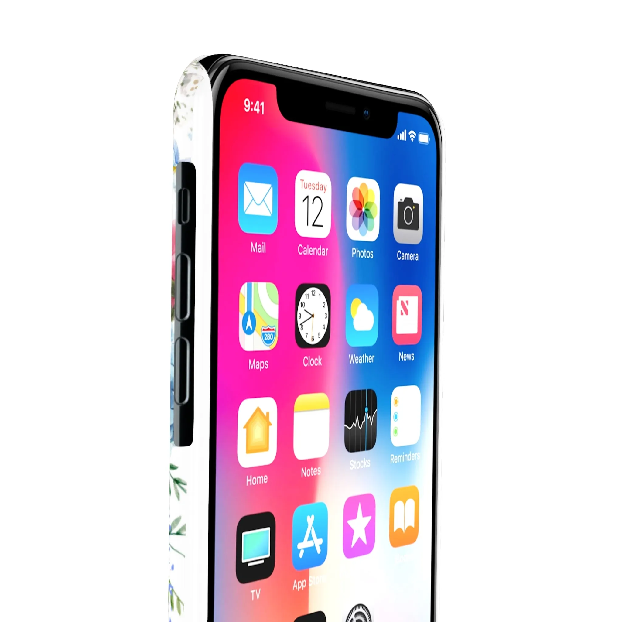 Be The Best Version of You Panda Floral iPhone Slim Phone Case