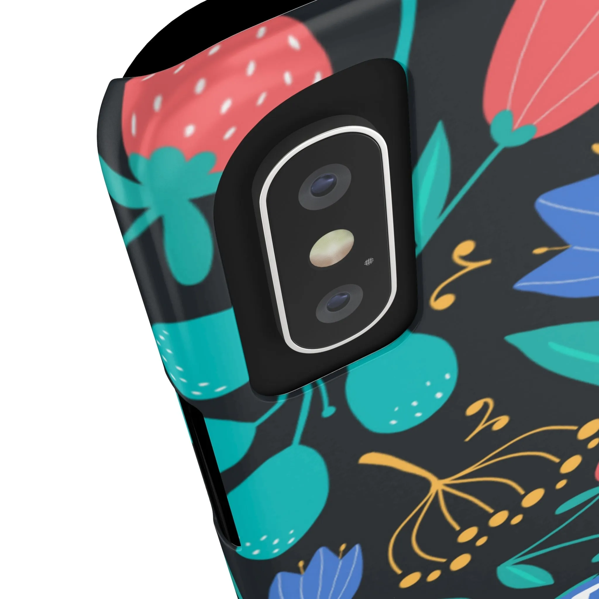 Believe In You Trendy Floral iPhone Slim Phone Case