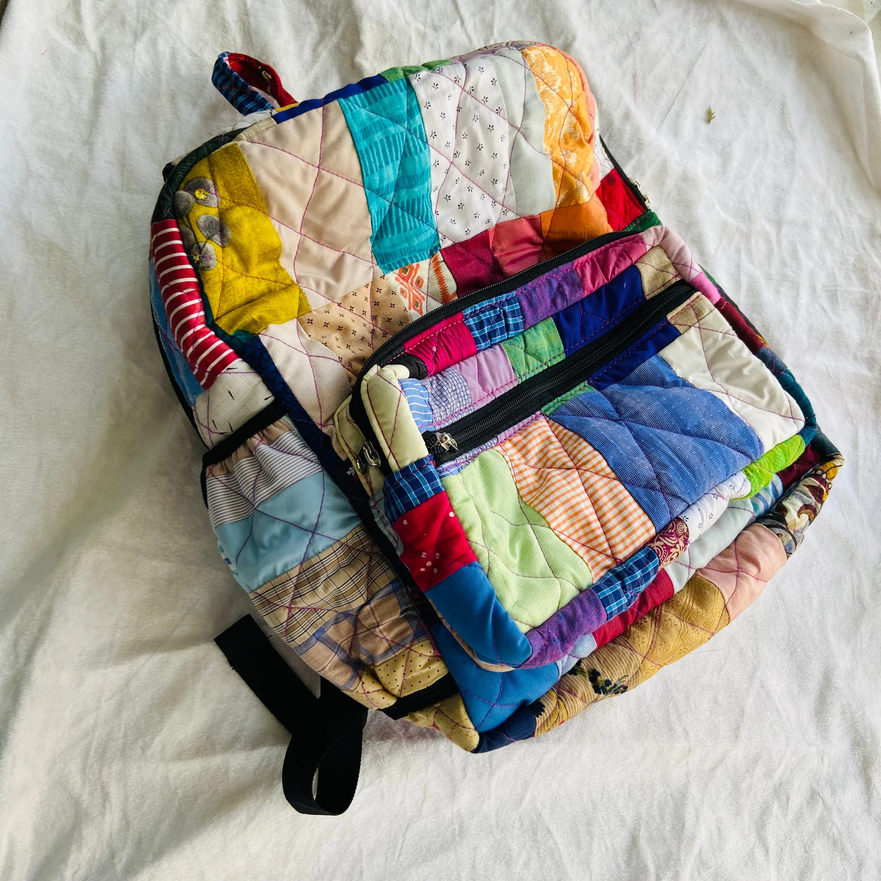 Eco-friendly and Stylish Backpacks: Bright Indian Prints- Your Travel Companion