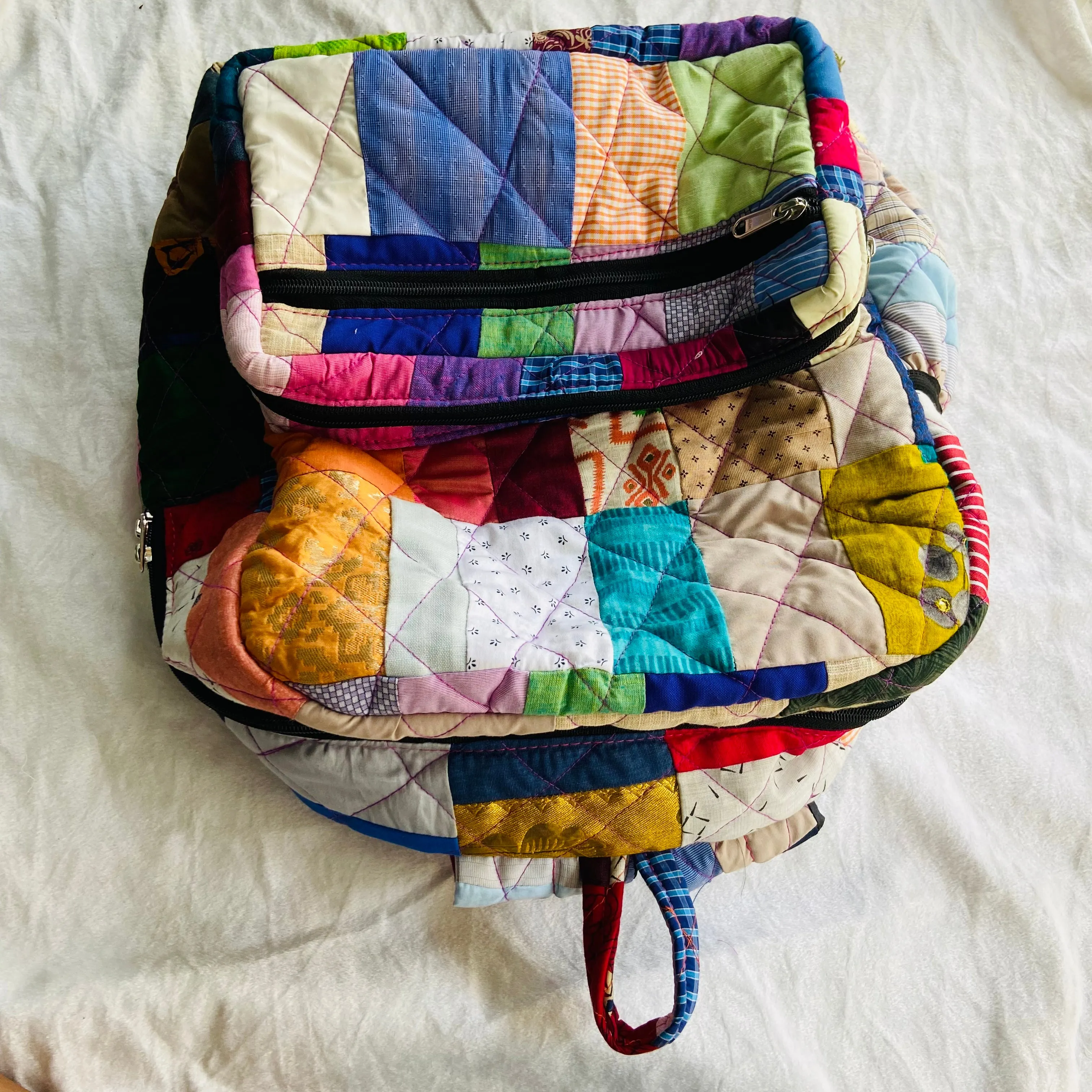 Eco-friendly and Stylish Backpacks: Bright Indian Prints- Your Travel Companion