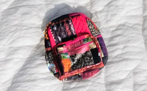 Eco-friendly and Stylish Backpacks: Bright Indian Prints- Your Travel Companion