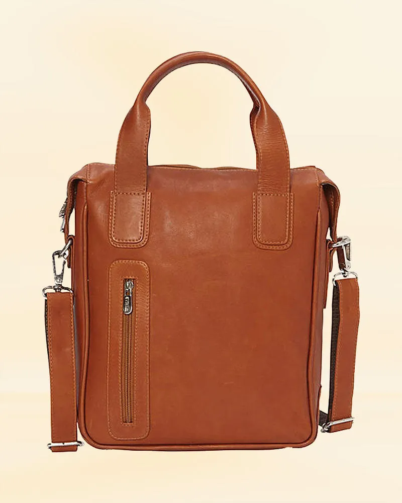 Elevate Tech leather brief Case