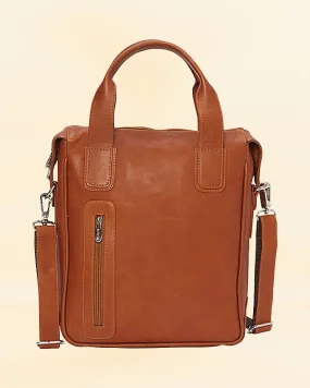 Elevate Tech leather brief Case