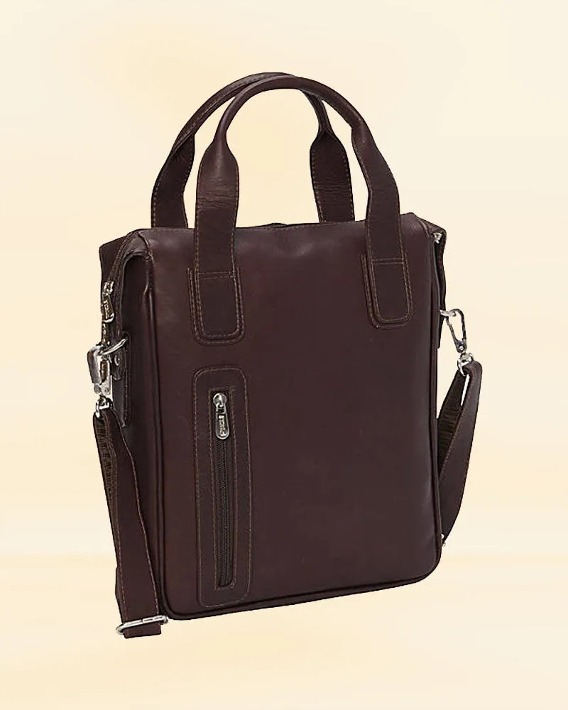 Elevate Tech leather brief Case