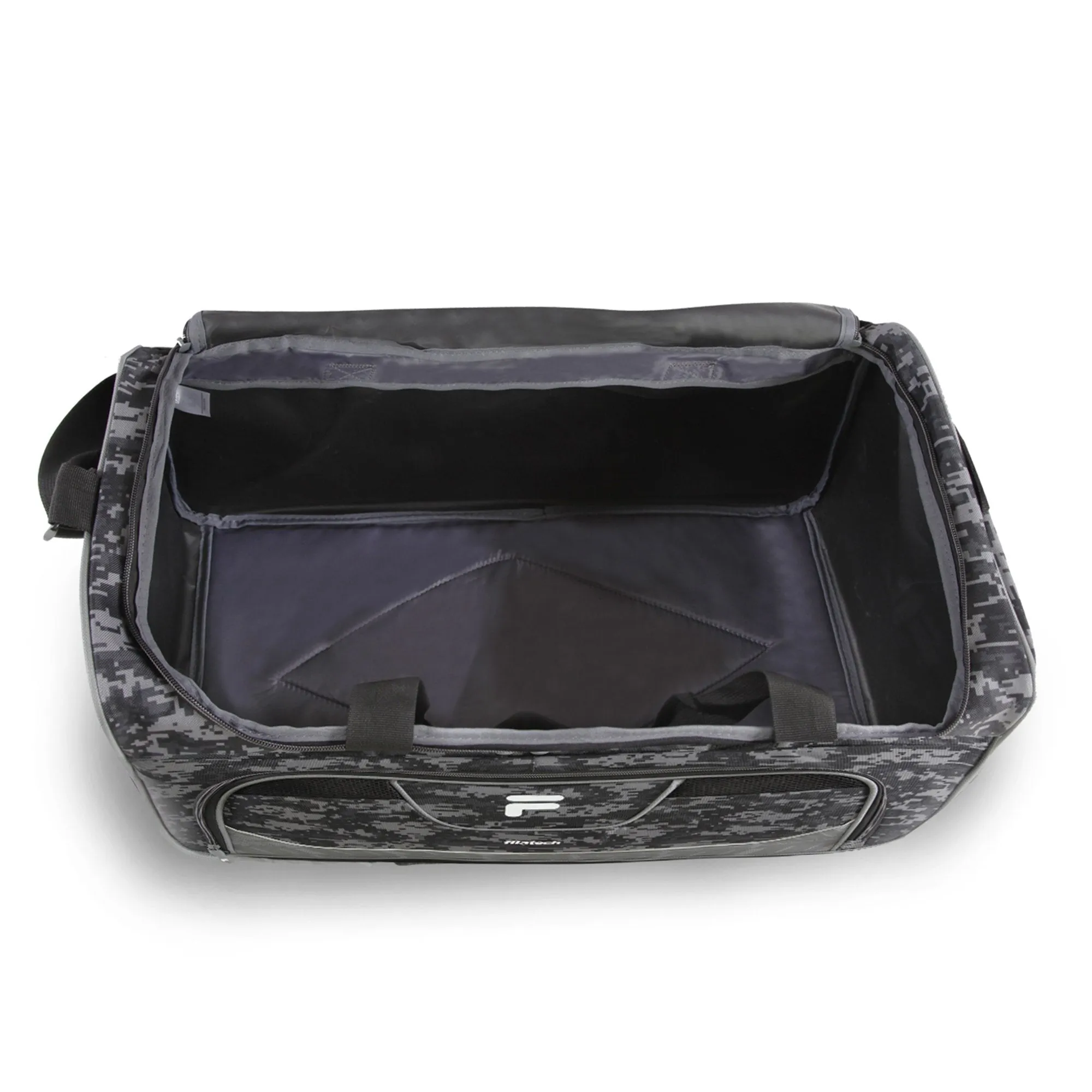 Fila Speedlight Medium Duffel Gym Sports Bag, Grey Digi Camo, One Size