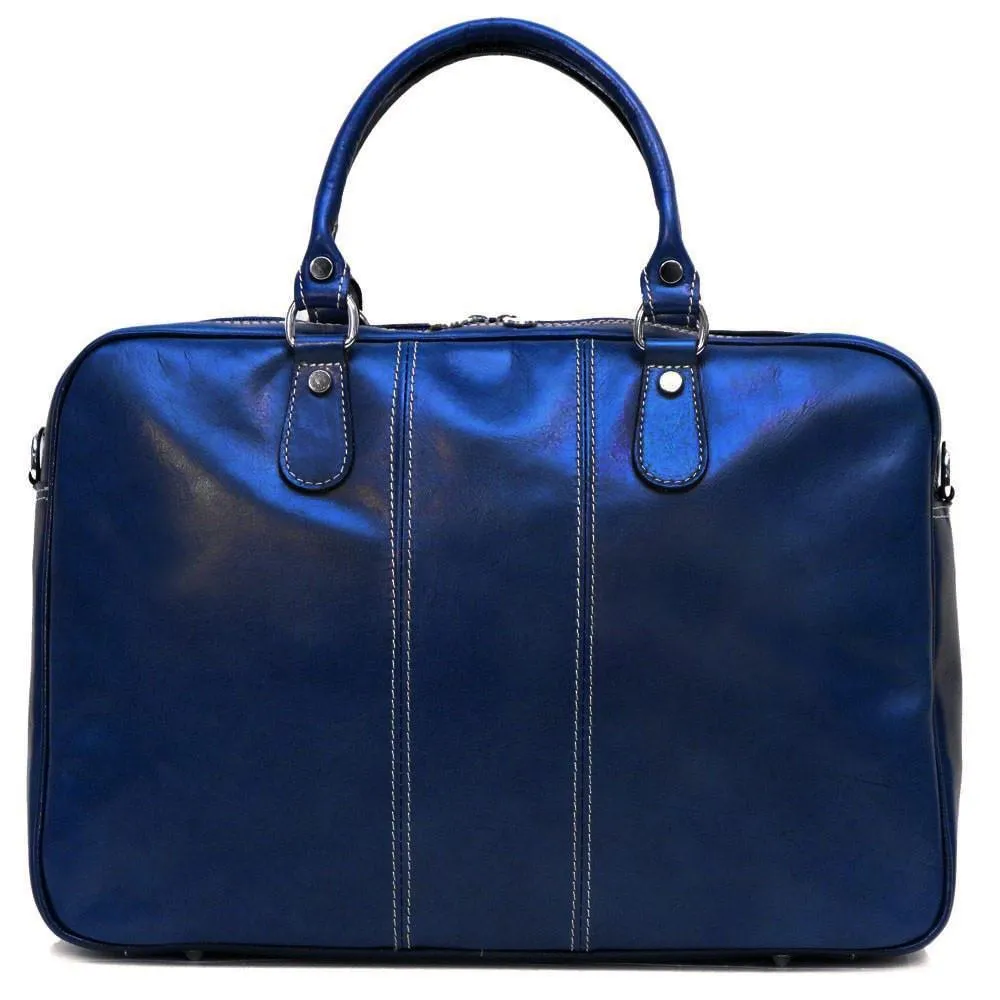 Floto Leather Venezia Slim Briefcase