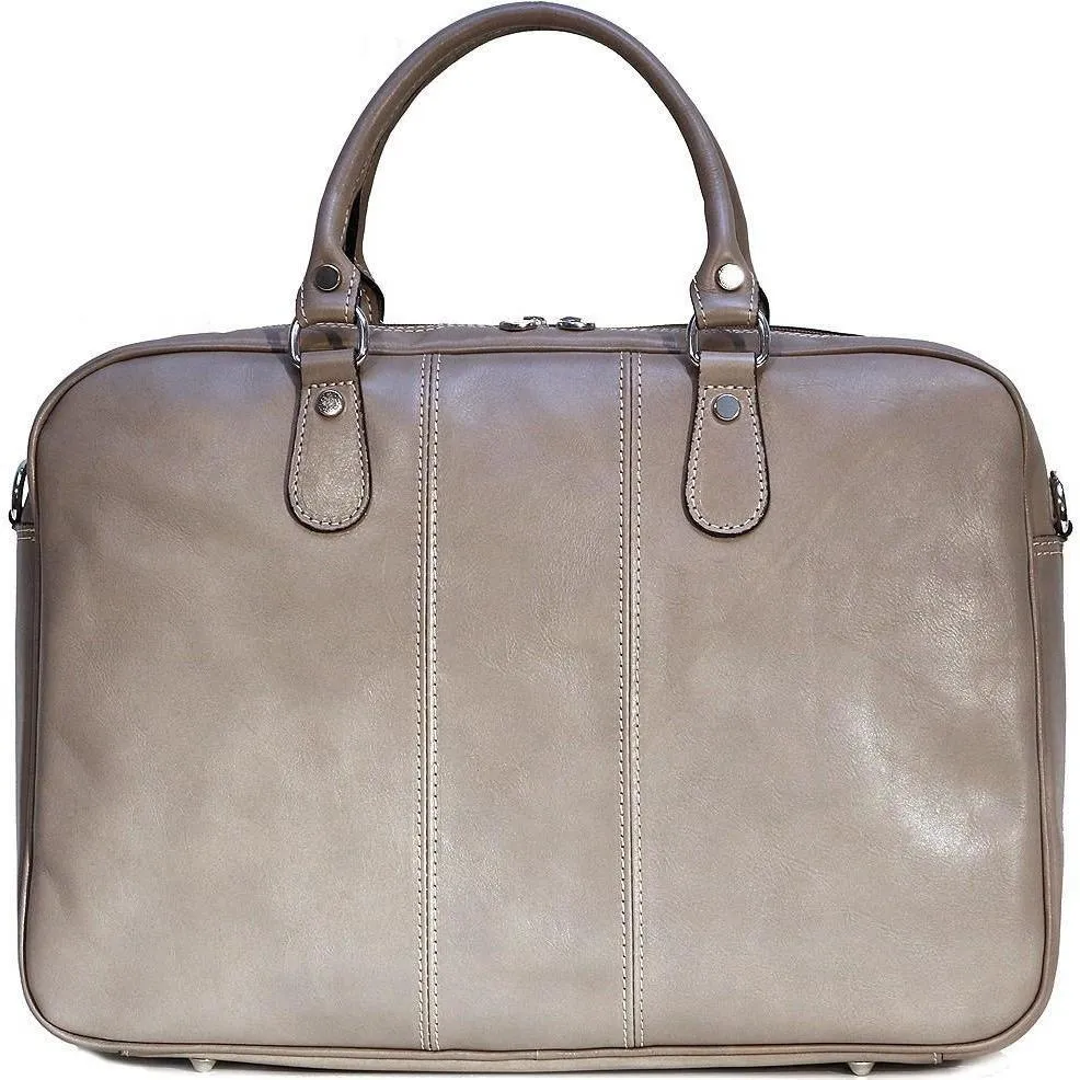 Floto Leather Venezia Slim Briefcase