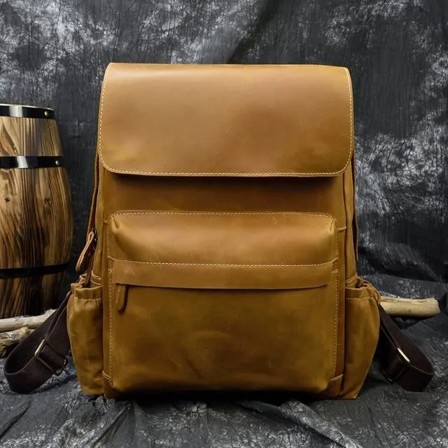 Large Capacity Outdoor Leather Bags