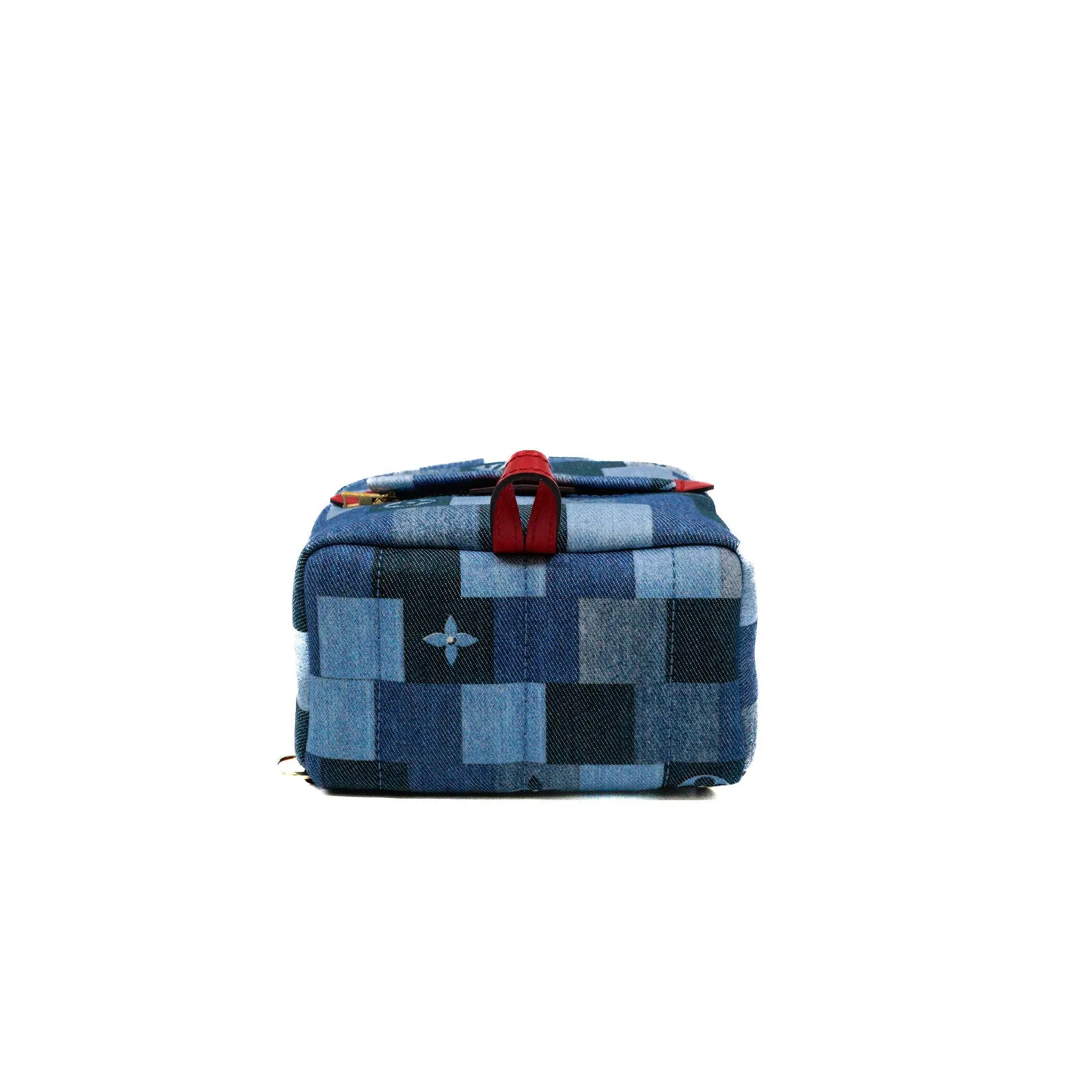 mini spring backpack in danim blue ghw