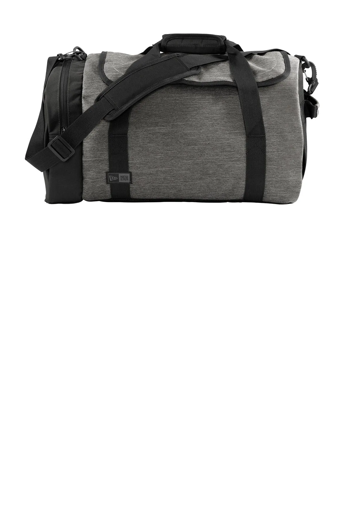 New Era Legacy Branded Duffels, Black TwillHeather/ Black