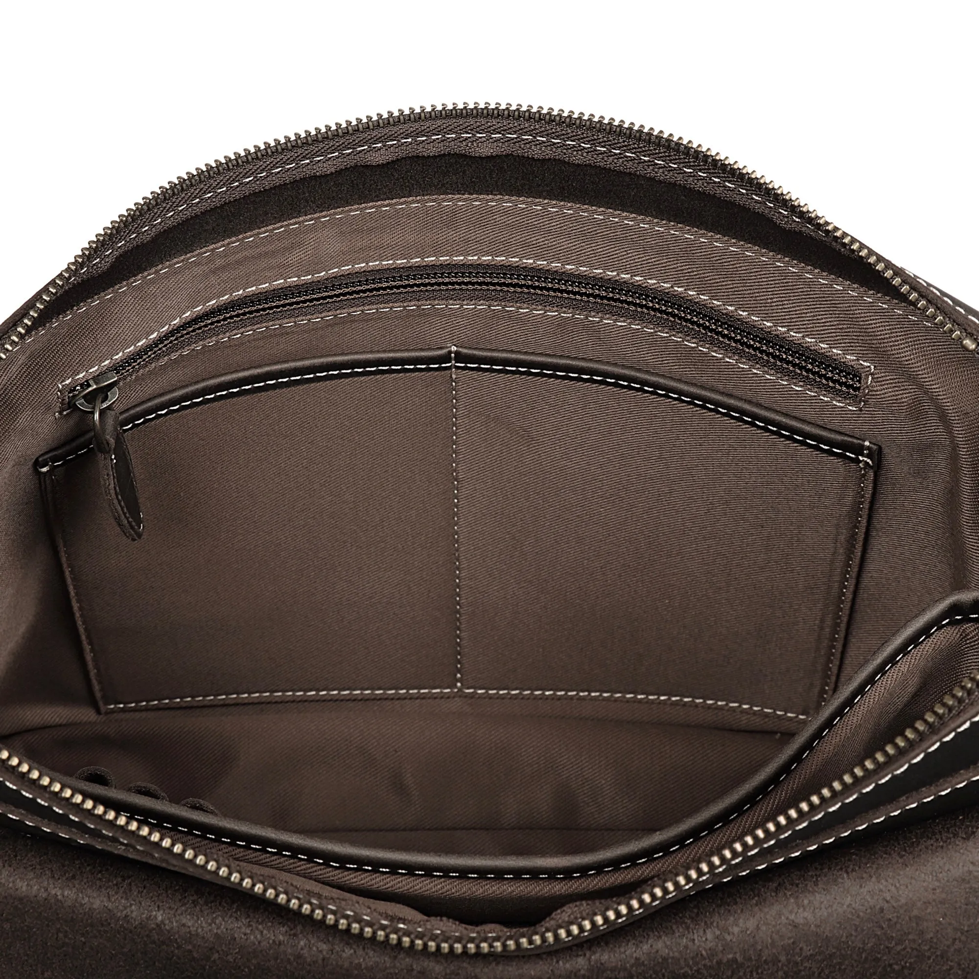 Plume Leather Messenger Bag
