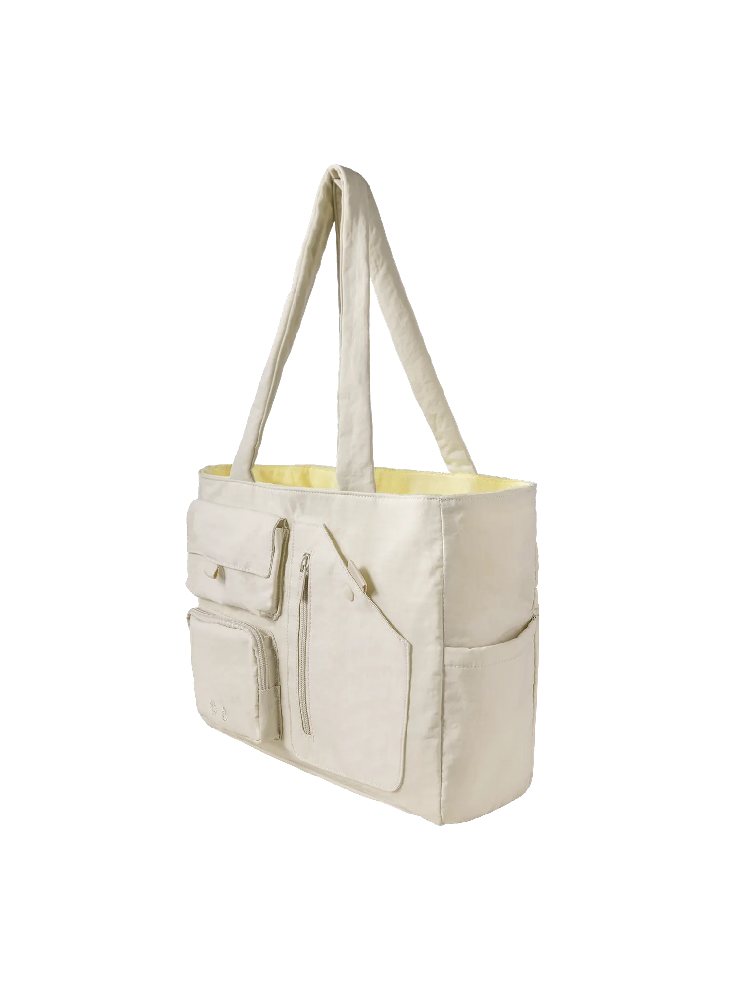 Reversible Multi-Pocket Tote (Citrus)