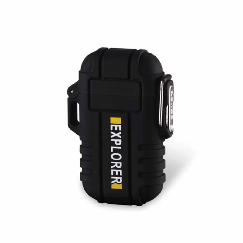 SMAXplorer™ Rechargeable Electric Lighter: Flameless Dual Arc Plasma, Waterproof USB