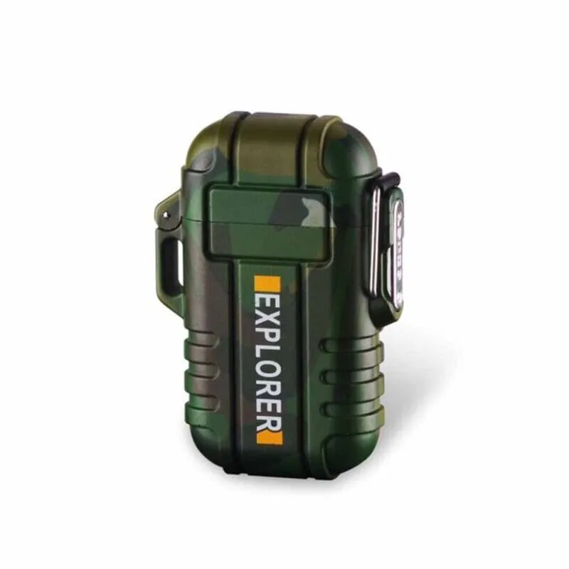 SMAXplorer™ Rechargeable Electric Lighter: Flameless Dual Arc Plasma, Waterproof USB