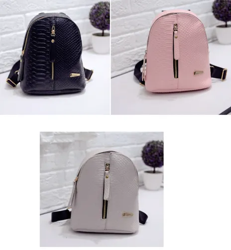 SUQI Pu leather Women Backpack