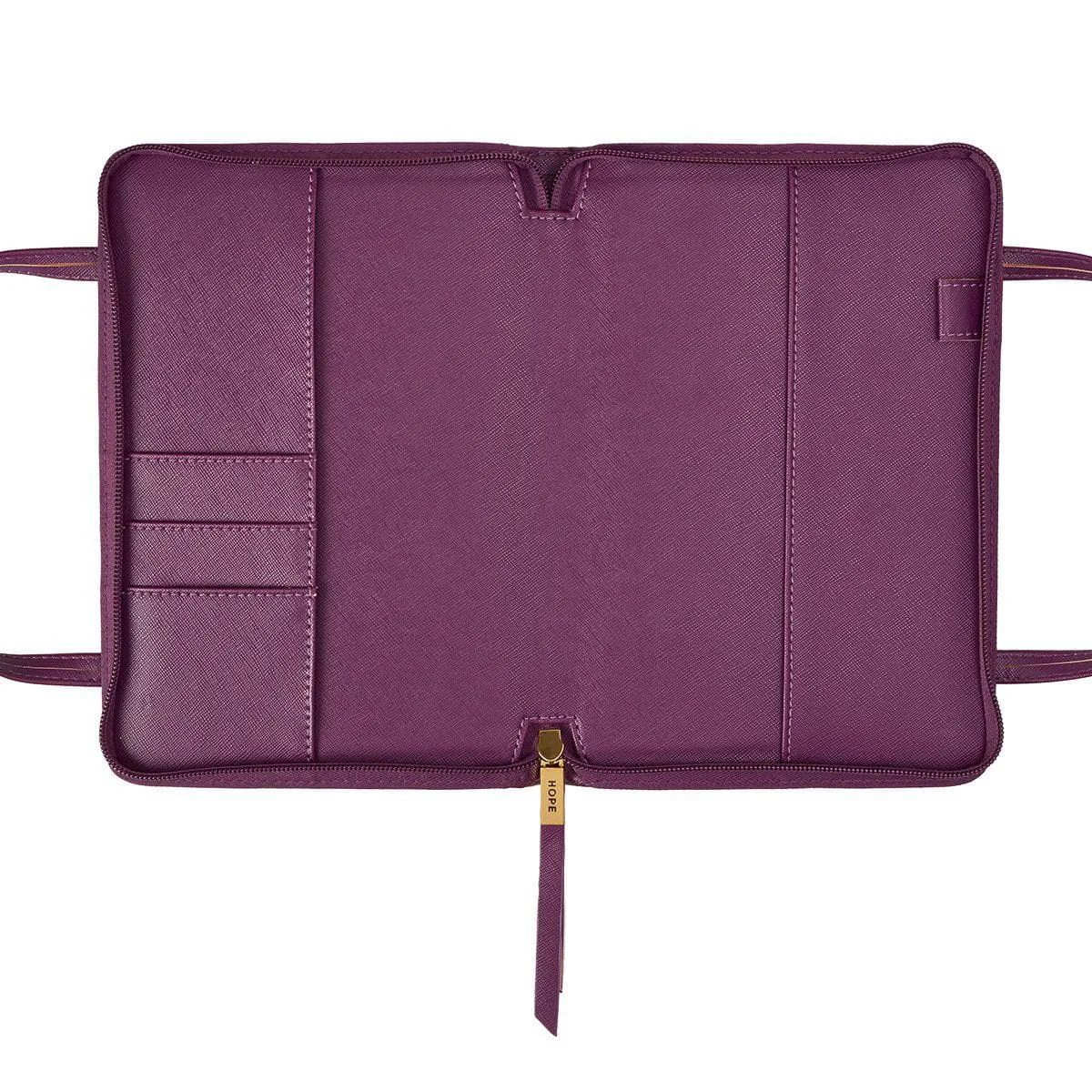 Thinline Hope with Zipper in Purple Bible Cover